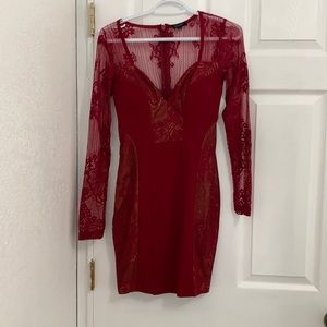 New without tags - Entry Short Red Dress with brightness - Size S